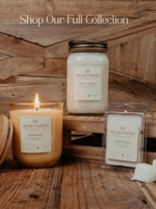 Sugarpine | 16oz Mason Jar Soy Wax Candle | Clean Burning