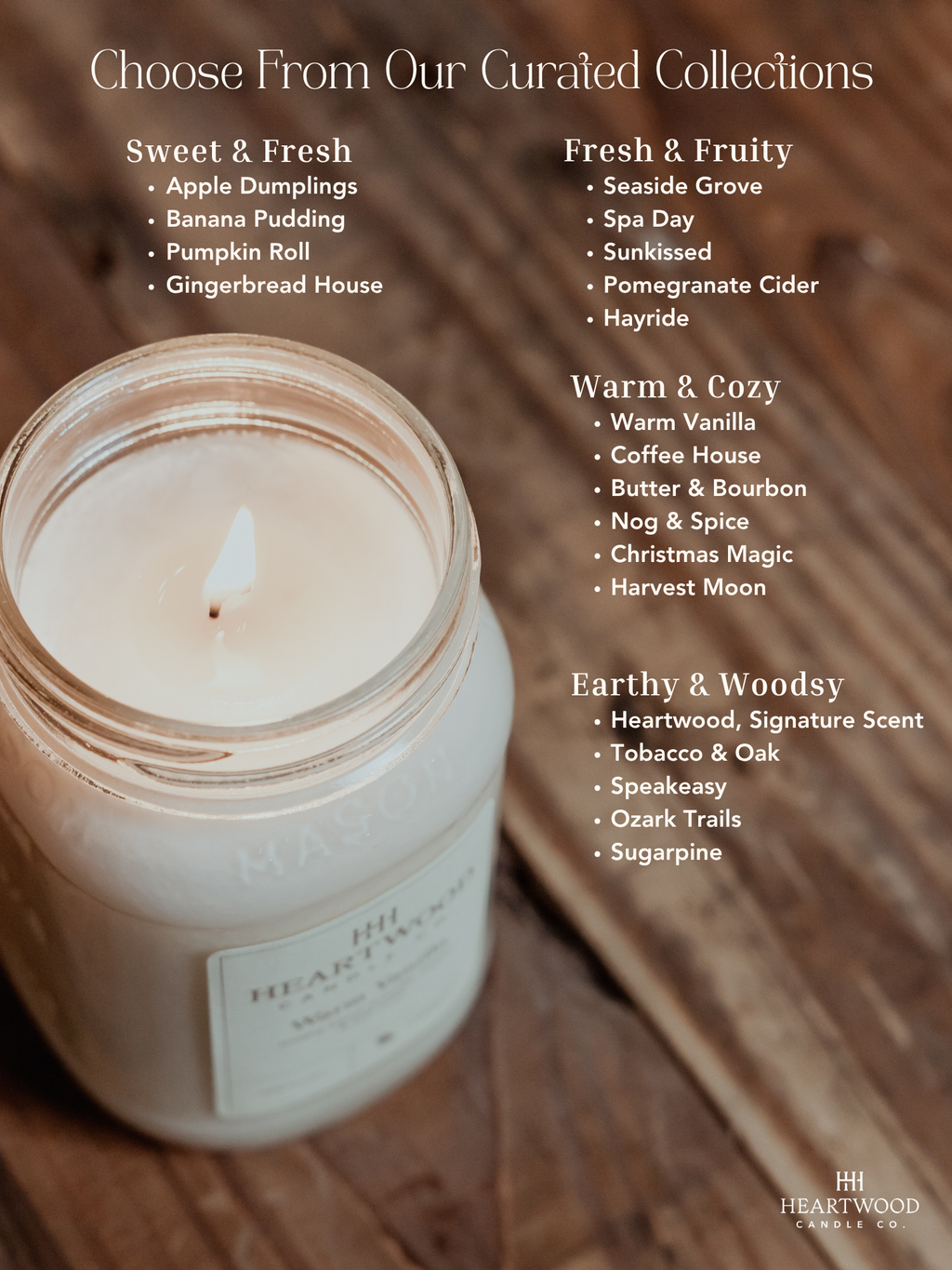 Coffee House | 16oz Mason Jar Soy Wax Candle | Clean Burning