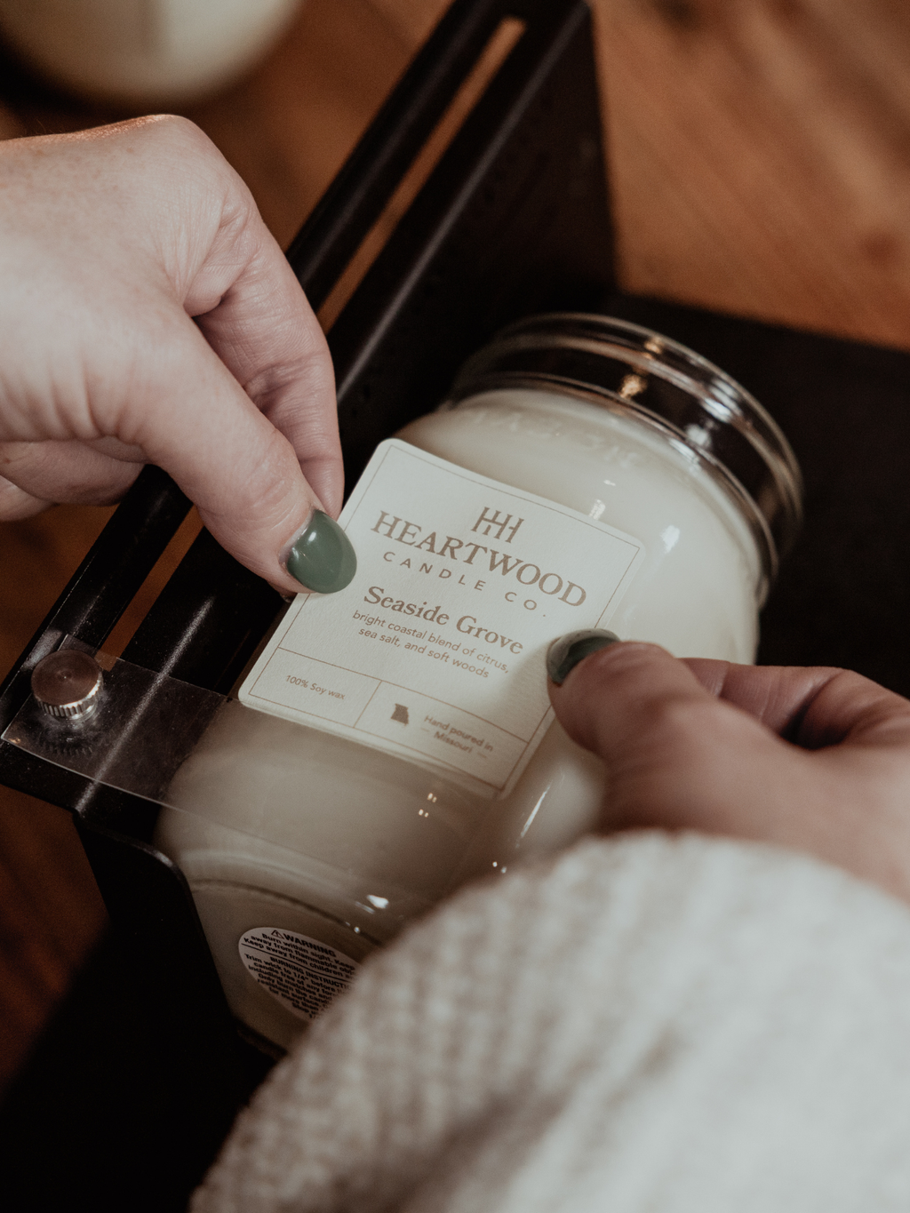 Coffee House | 16oz Mason Jar Soy Wax Candle | Clean Burning