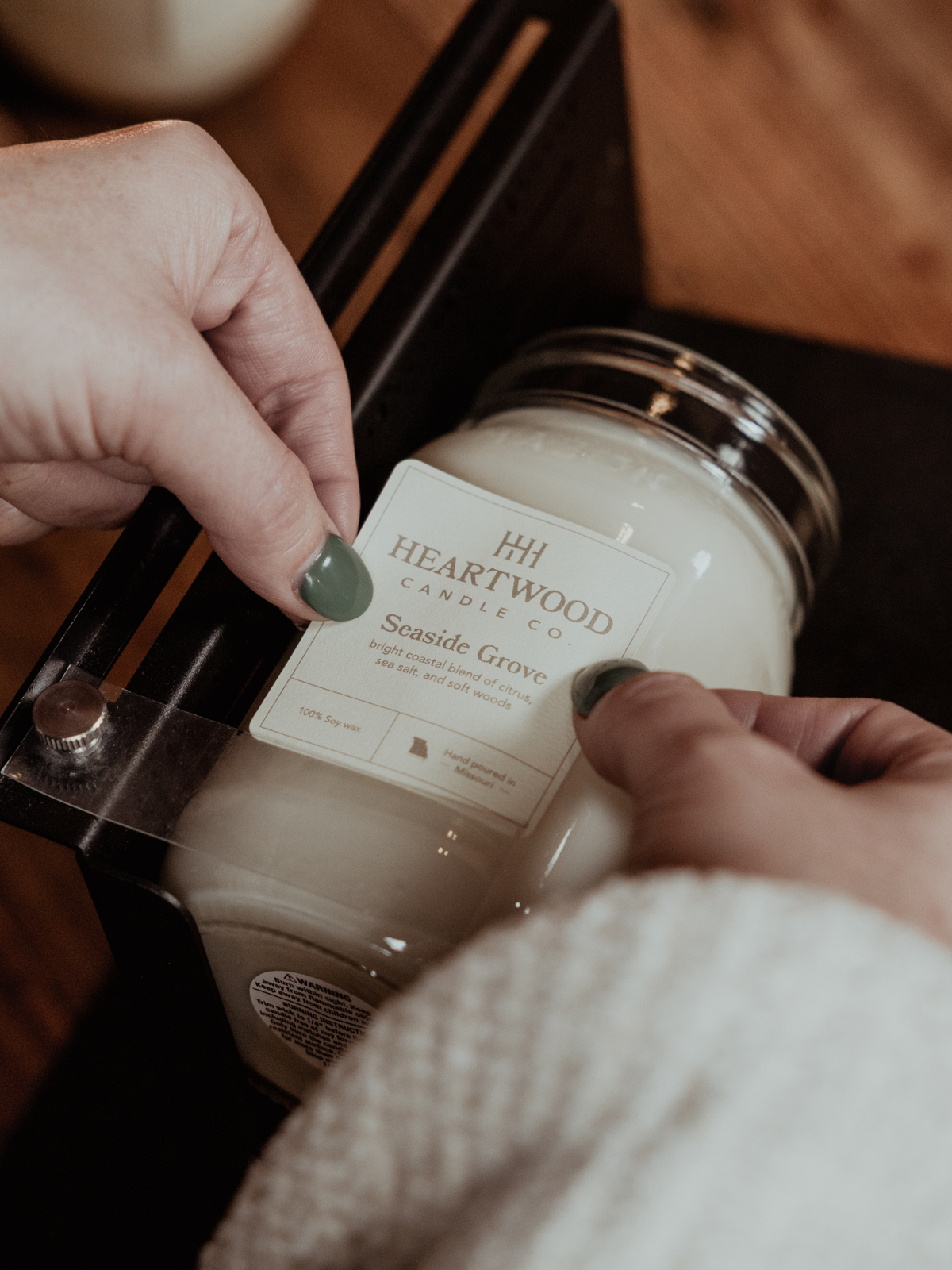 Coffee House | 16oz Mason Jar Soy Wax Candle | Clean Burning