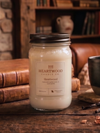 Heartwood | Mason Jar Soy Wax Candle | Clean Burning