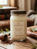 Tobacco & Oak | Mason Jar Soy Wax Candle | Clean Burning