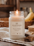Banana Pudding | Mason Jar Soy Wax Candle | Clean Burning