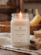 Banana Pudding | Mason Jar Soy Wax Candle | Clean Burning