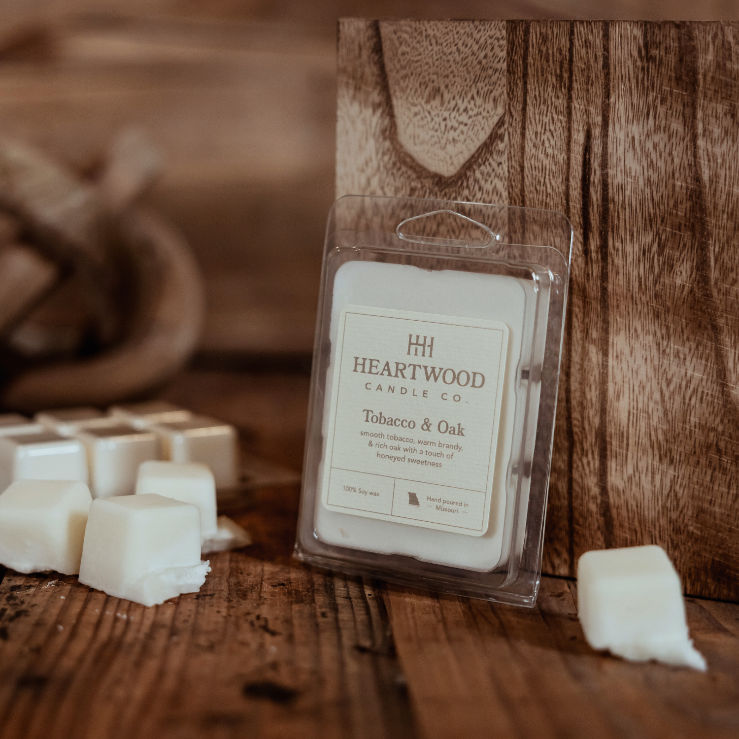 Tobacco & Oak | Hand-Poured Soy Wax Melt