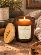 Amber Refillable Jar | 10 oz Hand-Poured Soy Candle