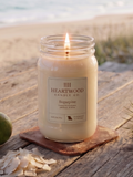 Sugarpine | 16oz Mason Jar Soy Wax Candle | Clean Burning