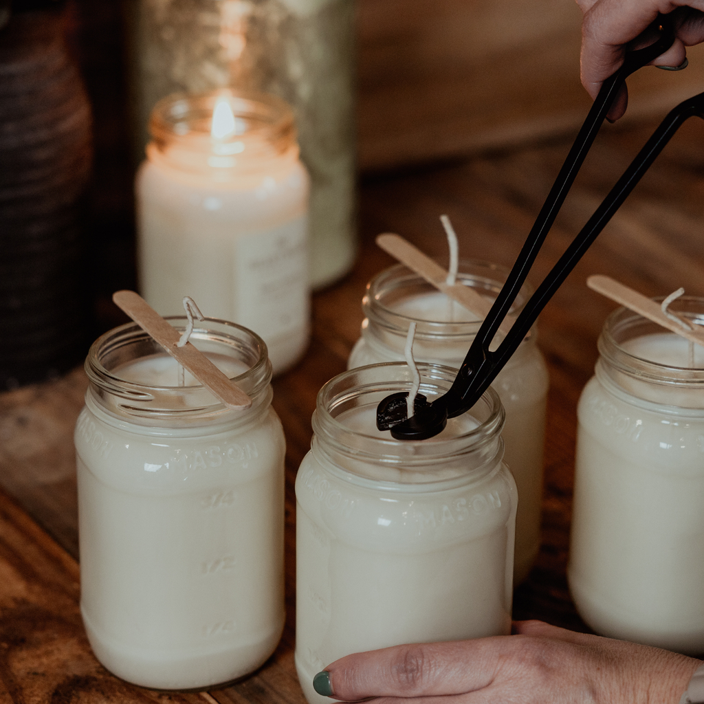 Hayride| 16oz Mason Jar Soy Wax Candle | Clean Burning