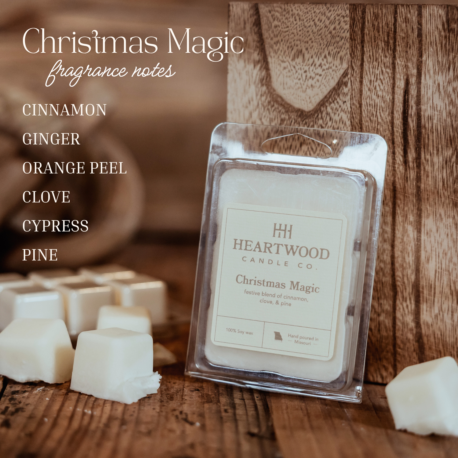 Christmas Magic | Hand-Poured Soy Wax Melt