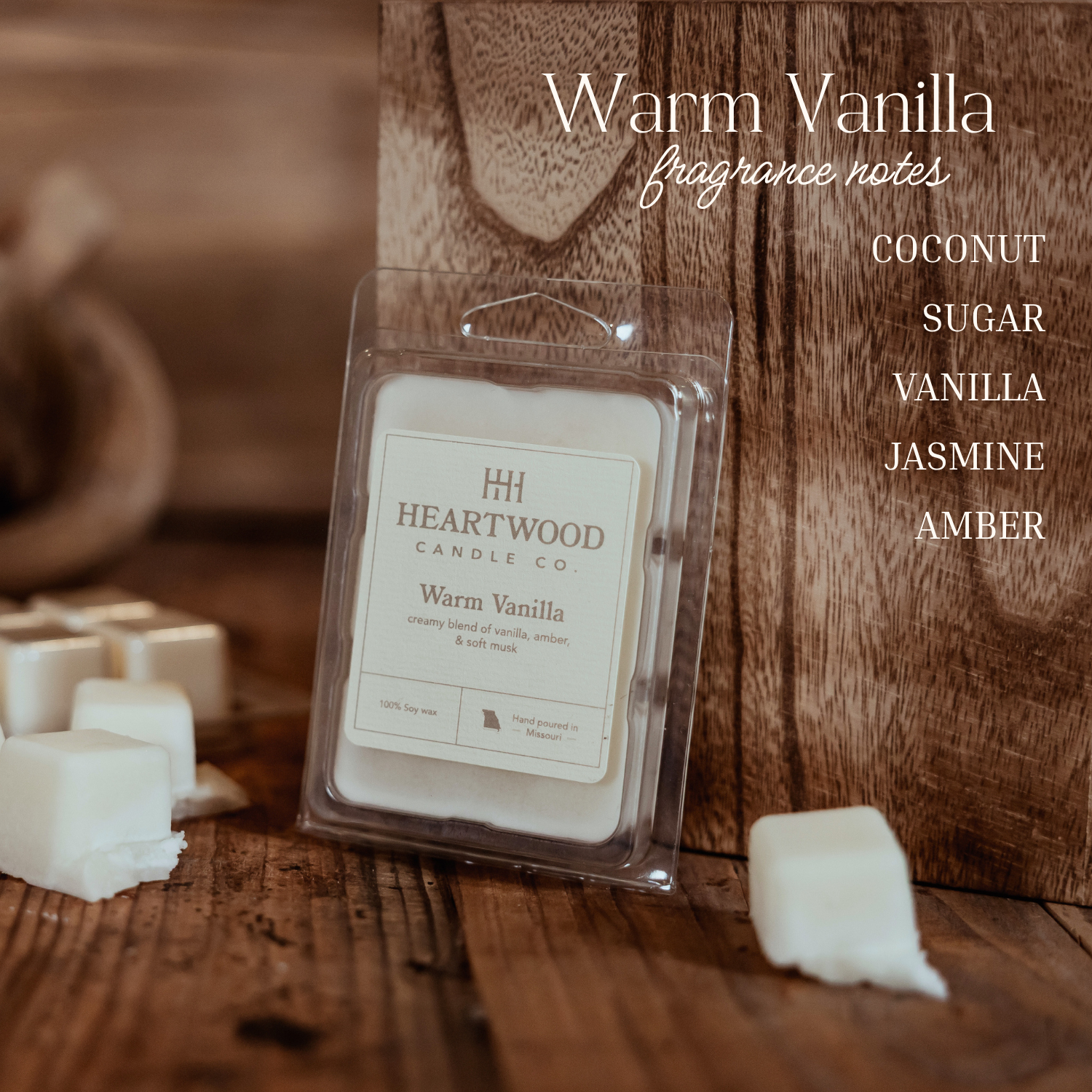 Warm Vanilla | Hand-Poured Soy Wax Melt