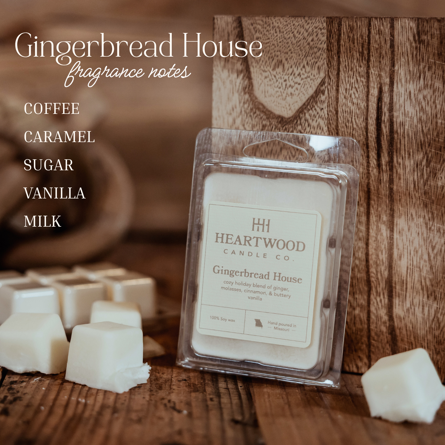 Gingerbread House | Hand-Poured Soy Wax Melt