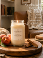 Sunkissed | Mason Jar Soy Wax Candle | Clean Burning