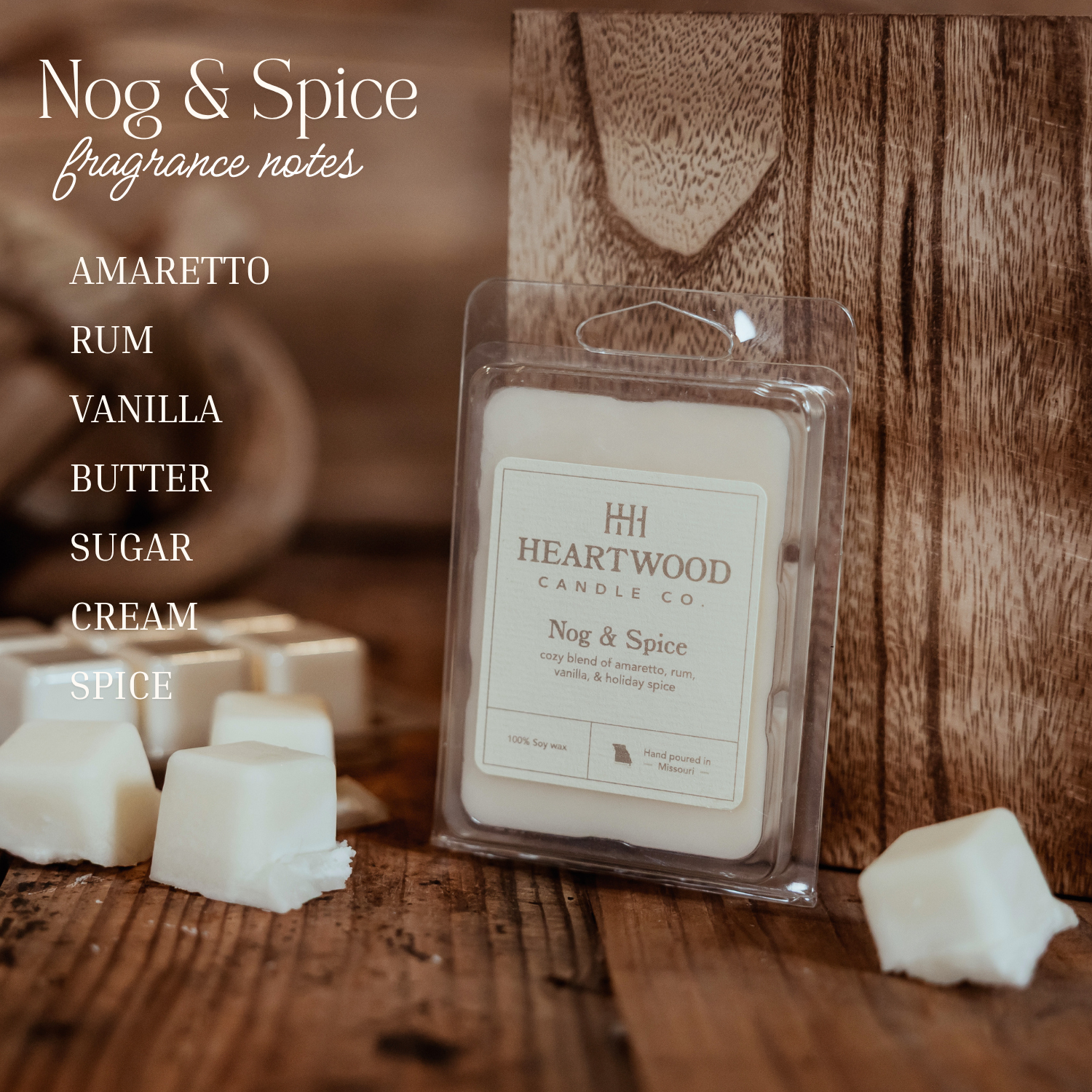 Nog & Spice | Hand-Poured Soy Wax Melt