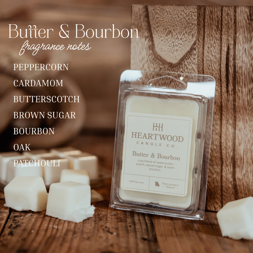 Butter & Bourbon | Hand-Poured Soy Wax Melt