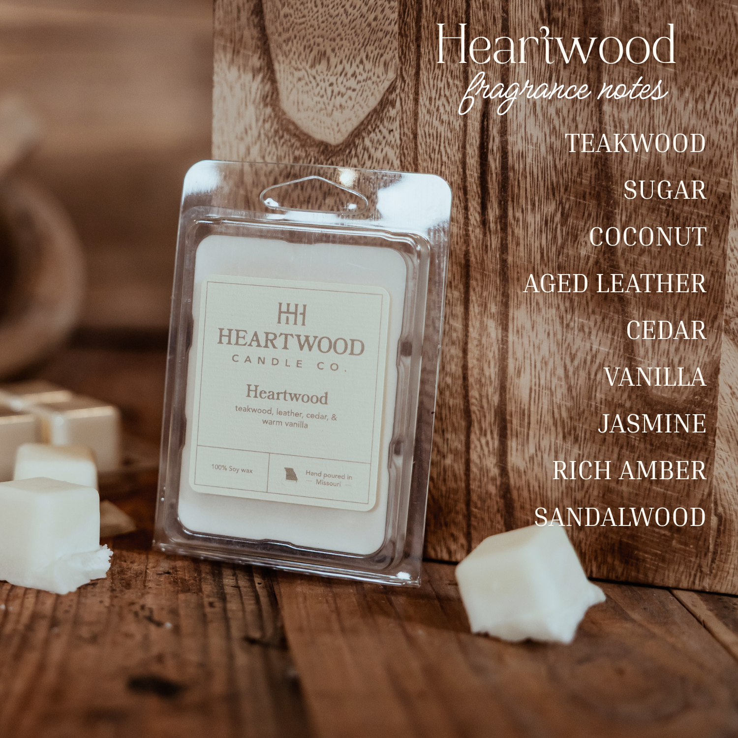 Heartwood | Hand-Poured Soy Wax Melt
