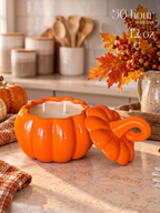 Orange Pumpkin | 12 oz Hand-Poured Soy Candle | Seasonal Candles