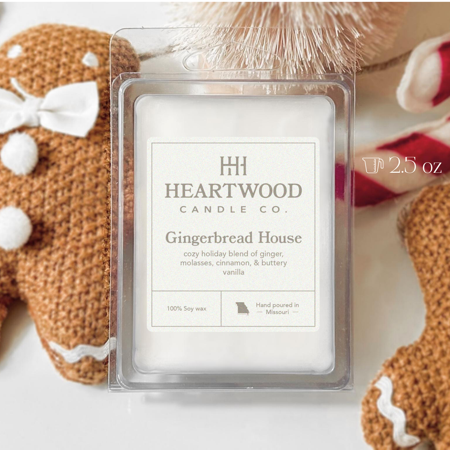 Gingerbread House | Hand-Poured Soy Wax Melt