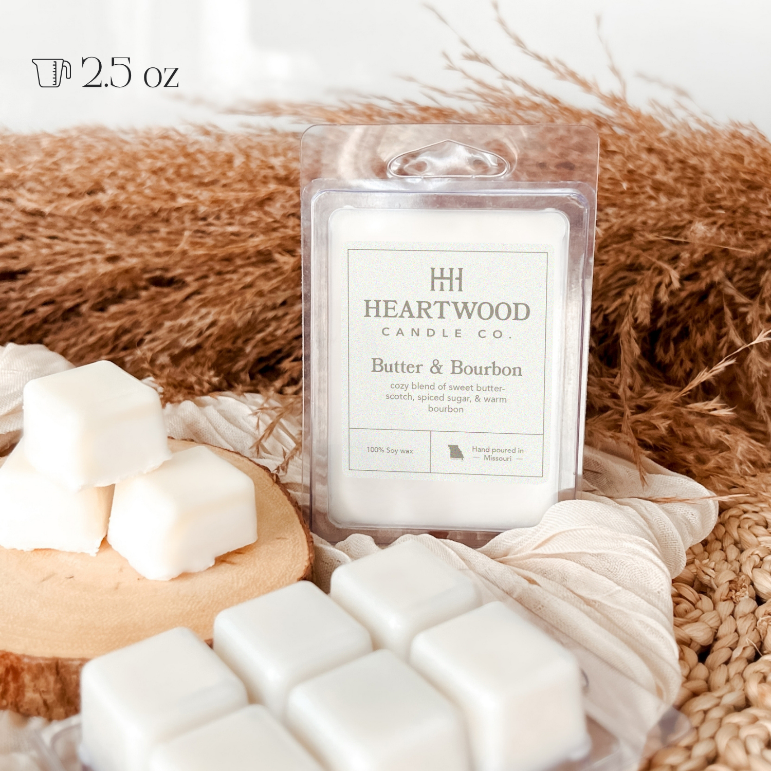 Butter & Bourbon | Hand-Poured Soy Wax Melt