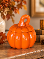 Orange Pumpkin | 12 oz Hand-Poured Soy Candle | Seasonal Candles