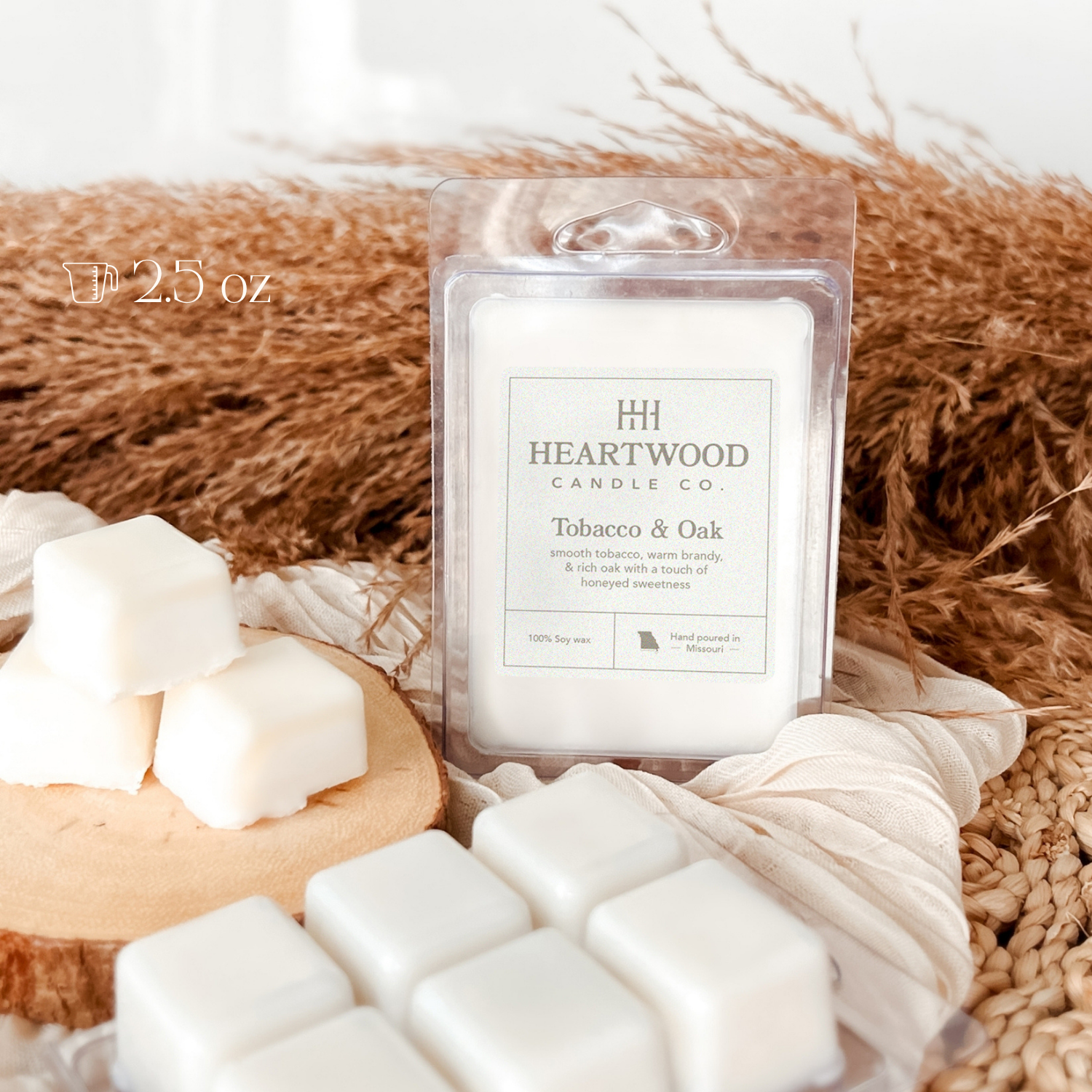 Tobacco & Oak | Hand-Poured Soy Wax Melt