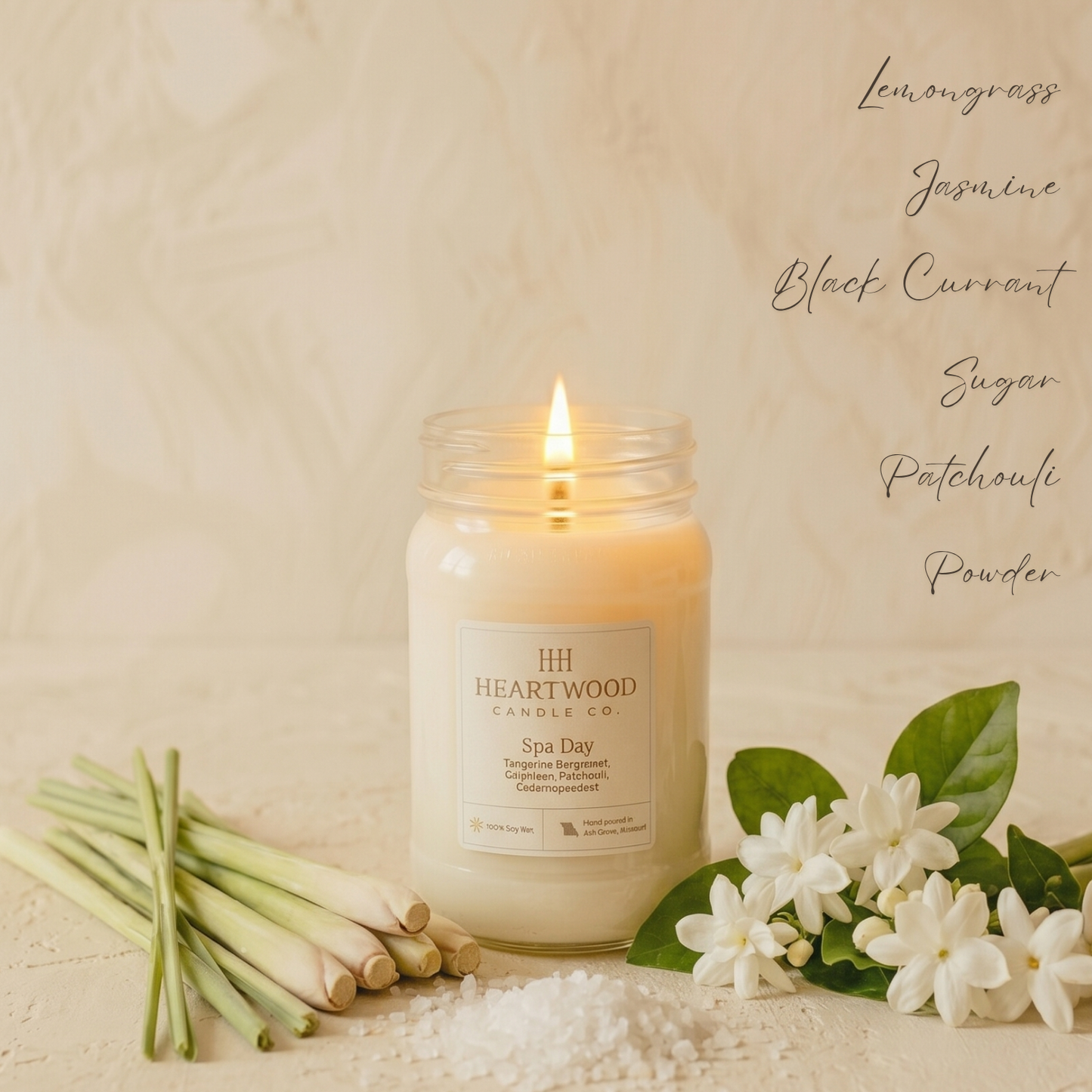 Endless Summer Bundle of 3 | 16oz Mason Jar Soy Wax Candles