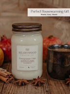 Pomegranate Cider | Mason Jar Soy Wax Candle | Clean Burning