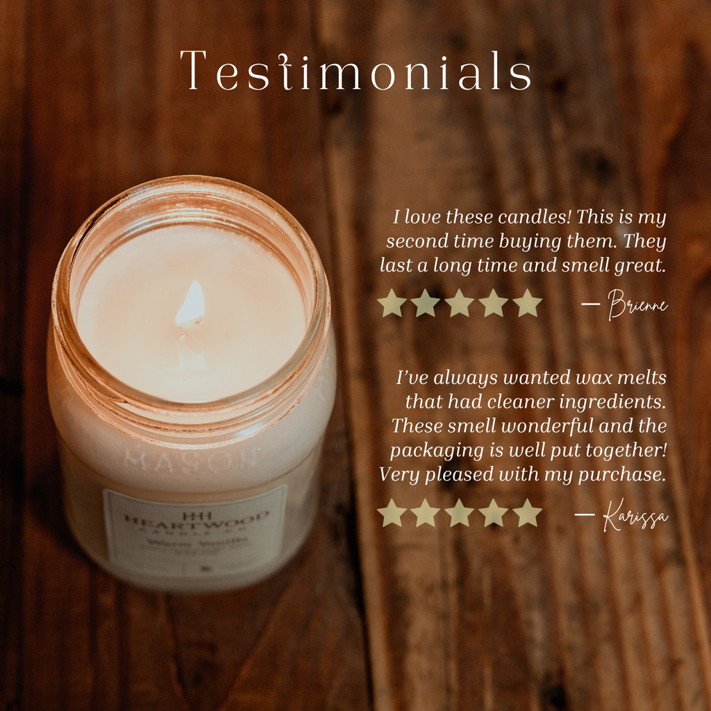 Hayride| 16oz Mason Jar Soy Wax Candle | Clean Burning
