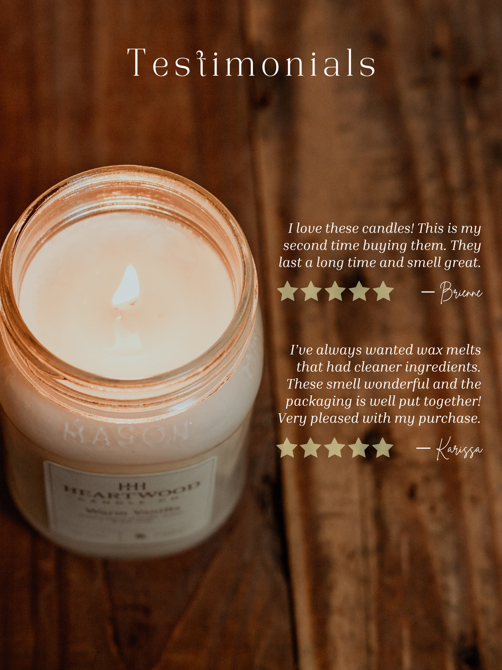 Coffee House | 16oz Mason Jar Soy Wax Candle | Clean Burning