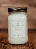Heartwood | Mason Jar Soy Wax Candle | Clean Burning