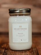 Hayride| Mason Jar Soy Wax Candle | Clean Burning