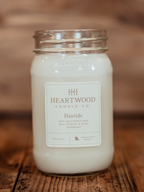 Hayride| Mason Jar Soy Wax Candle | Clean Burning