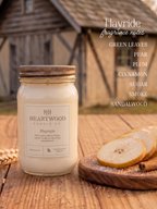 Hayride| Mason Jar Soy Wax Candle | Clean Burning