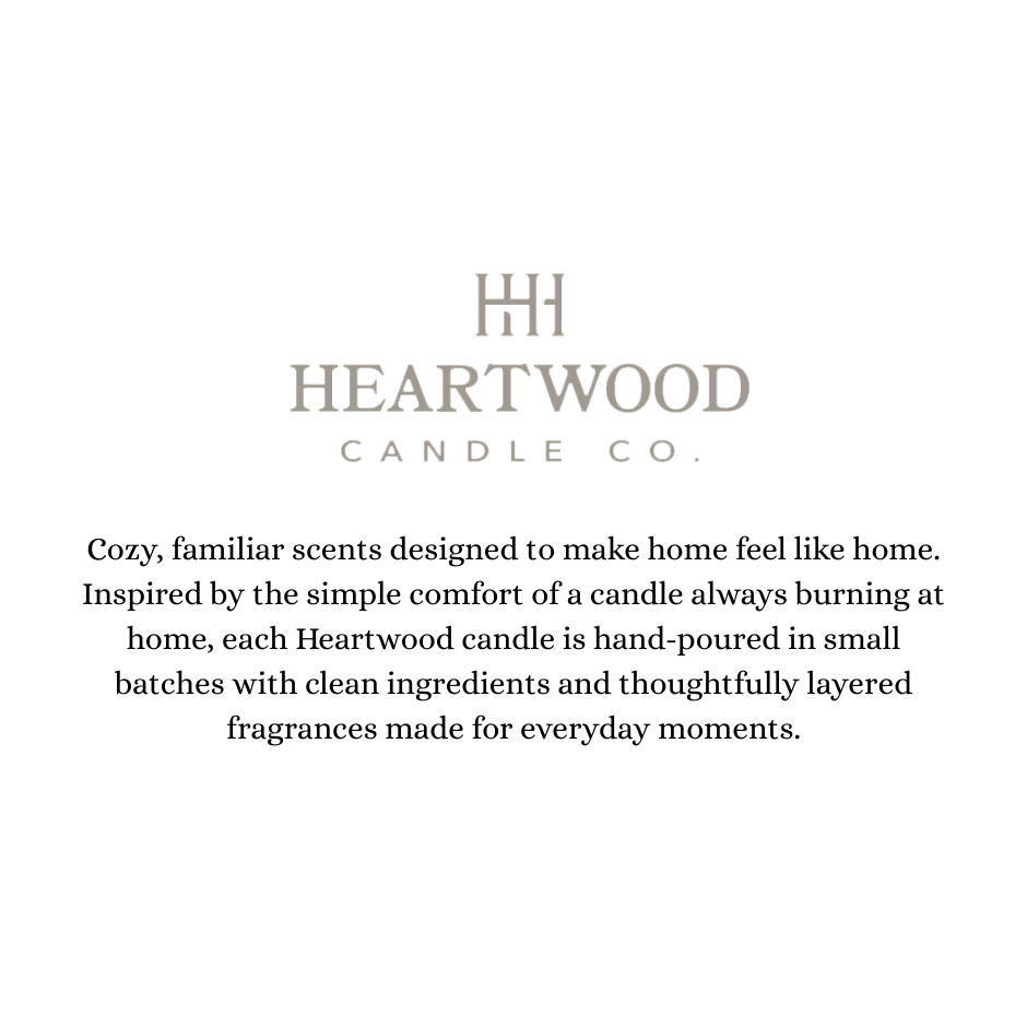 Heartwood House handcrafted candles logo