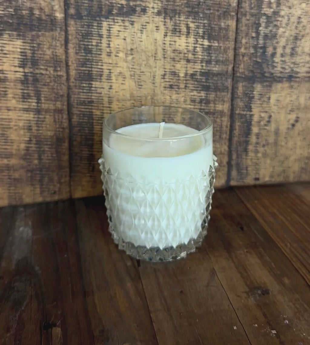 Studded Juice Glass Candle |  Heirloom Collection